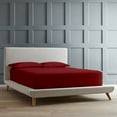 thumbnail image 1 of Wyoming King - 84" x 84" Size Microfiber Bed Sheets Luxury 1800 Thread Count Brushed Microfiber Sheet Set Super Soft & Silky Feel 15 Inch Deep Pocket - Wyoming King, Burgundy, 1 of 6