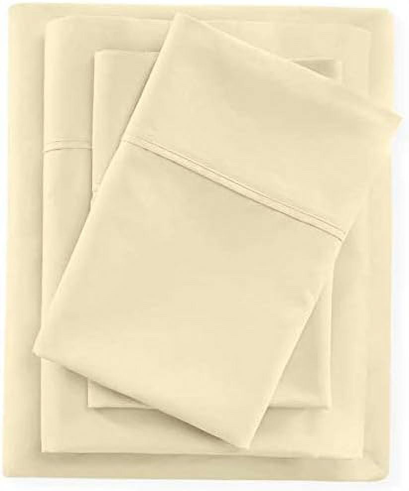 Wyoming King Size Cotton Sheets Set, 4 Piece 400 Thread Count Luxury