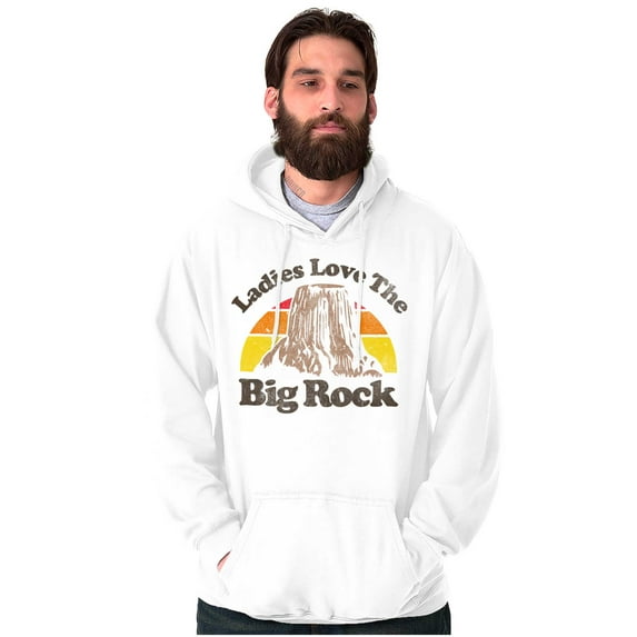 Wyoming Ladies Love Big Rock Funny WY Unisex Plus Fleece Graphic Hoodie Brisco Brands 5X