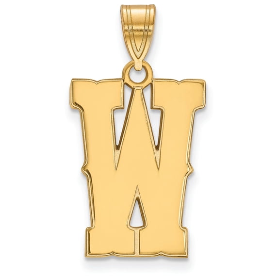Wyoming Large (3/4 Inch) Pendant (Gold Plated)