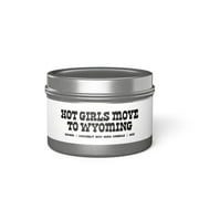 Wyoming Moving Away Tin Candle Gifts Home Office Decor Vanilla Coffee