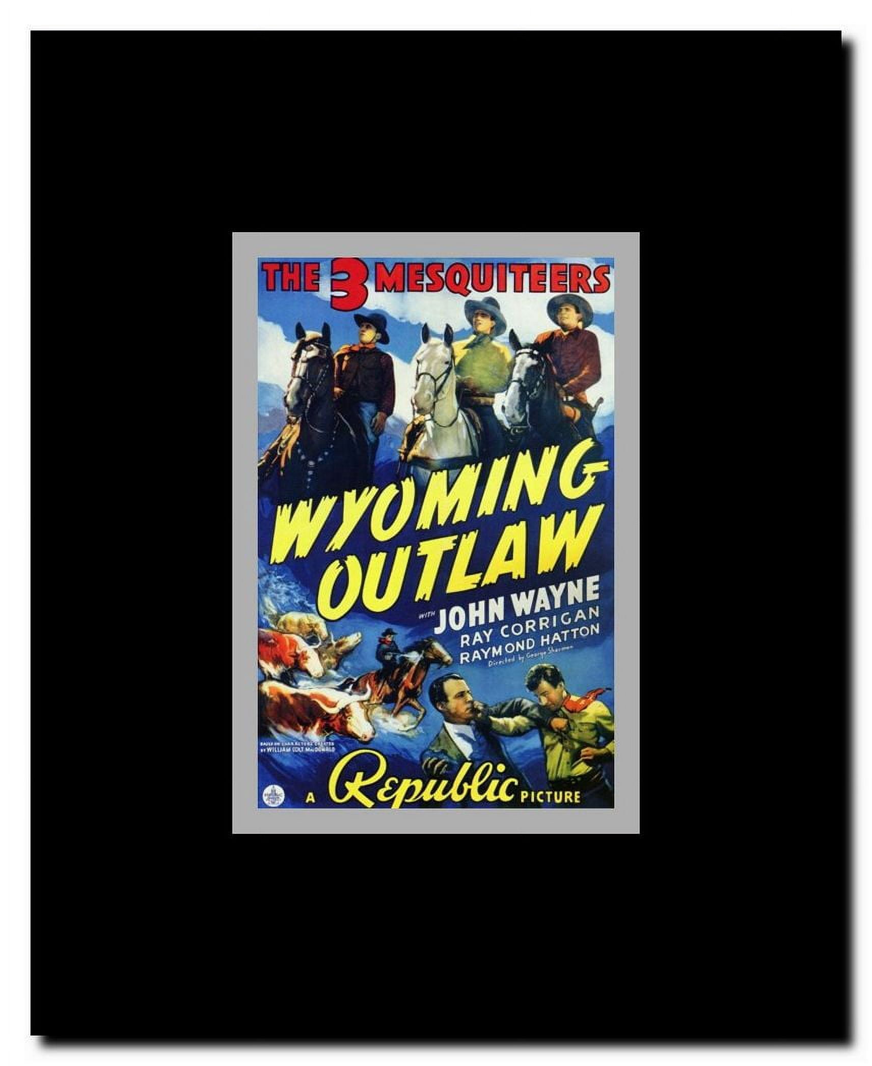 Wyoming Outlaw Framed Movie Poster