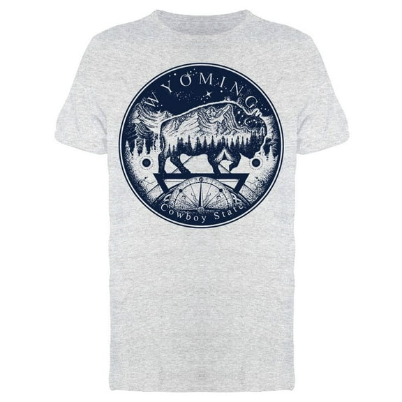 Wyoming Tattoo  T-Shirt Men -Image by Shutterstock, Male Medium
