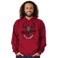 thumbnail image 1 of Wyoming To The Bone Country Western Unisex Plus Fleece Graphic Hoodie Brisco Brands 2X, 1 of 4
