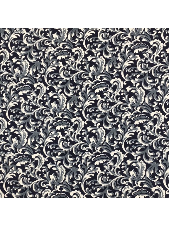 Wyoming Traders Calico Navy/White Silk Wild Rag
