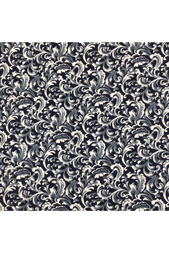 Wyoming Traders Calico Navy/White Silk Wild Rag