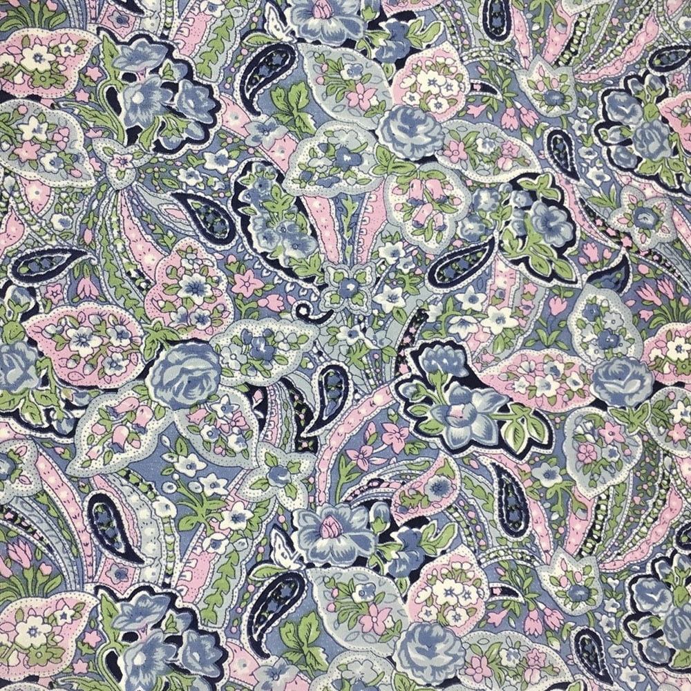 Wyoming Traders Calico Paisley Blue Wild Rag Multi - Walmart.com