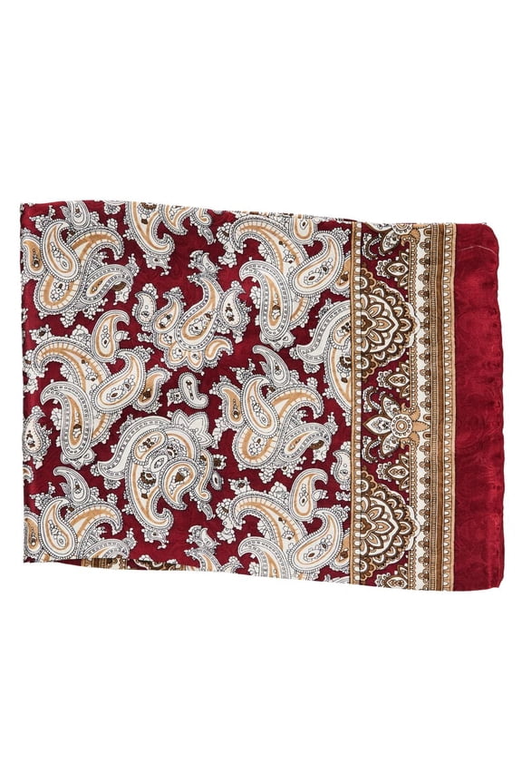 Wyoming Traders Cherry/Honey Paisley Wild Rag