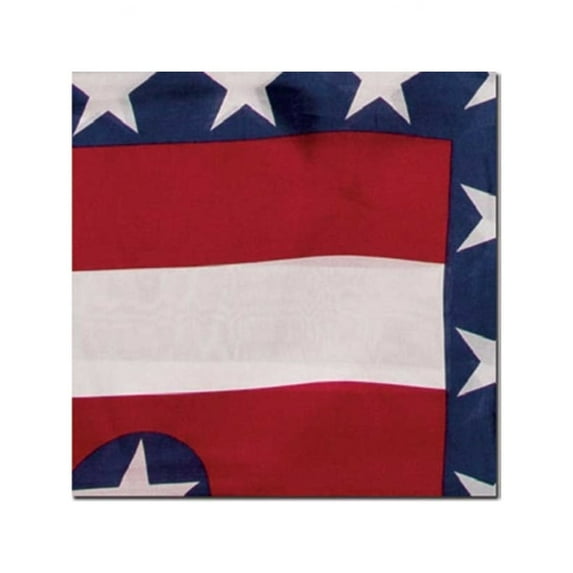 Wyoming Traders Liberty #4 Black Satin Silk Wild Rag