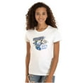 thumbnail image 1 of Wyoming WY Hiking Mountains Smurfs Women's T Shirt Ladies Tee Brisco Brands S, 1 of 5