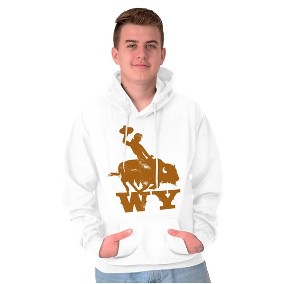 Wyoming Western Rodeo Rider WY Hoodie Sweatshirt Women Men Brisco Brands X