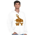 thumbnail image 1 of Wyoming Western Rodeo Rider WY Unisex Fleece Graphic Zip Up Hoodie Brisco Brands 5X, 1 of 5