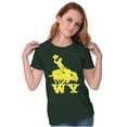 thumbnail image 1 of Wyoming Western Rodeo Rider WY Women's T Shirt Ladies Tee Brisco Brands L, 1 of 6