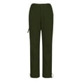 thumbnail image 1 of Wyongtao Cargo Pants for Men Fleece Windproof Waterproof Stretch Elastic Waist Hiking Outdoor Casual Multi Pockets Sports Pants,Army Green L, 1 of 3