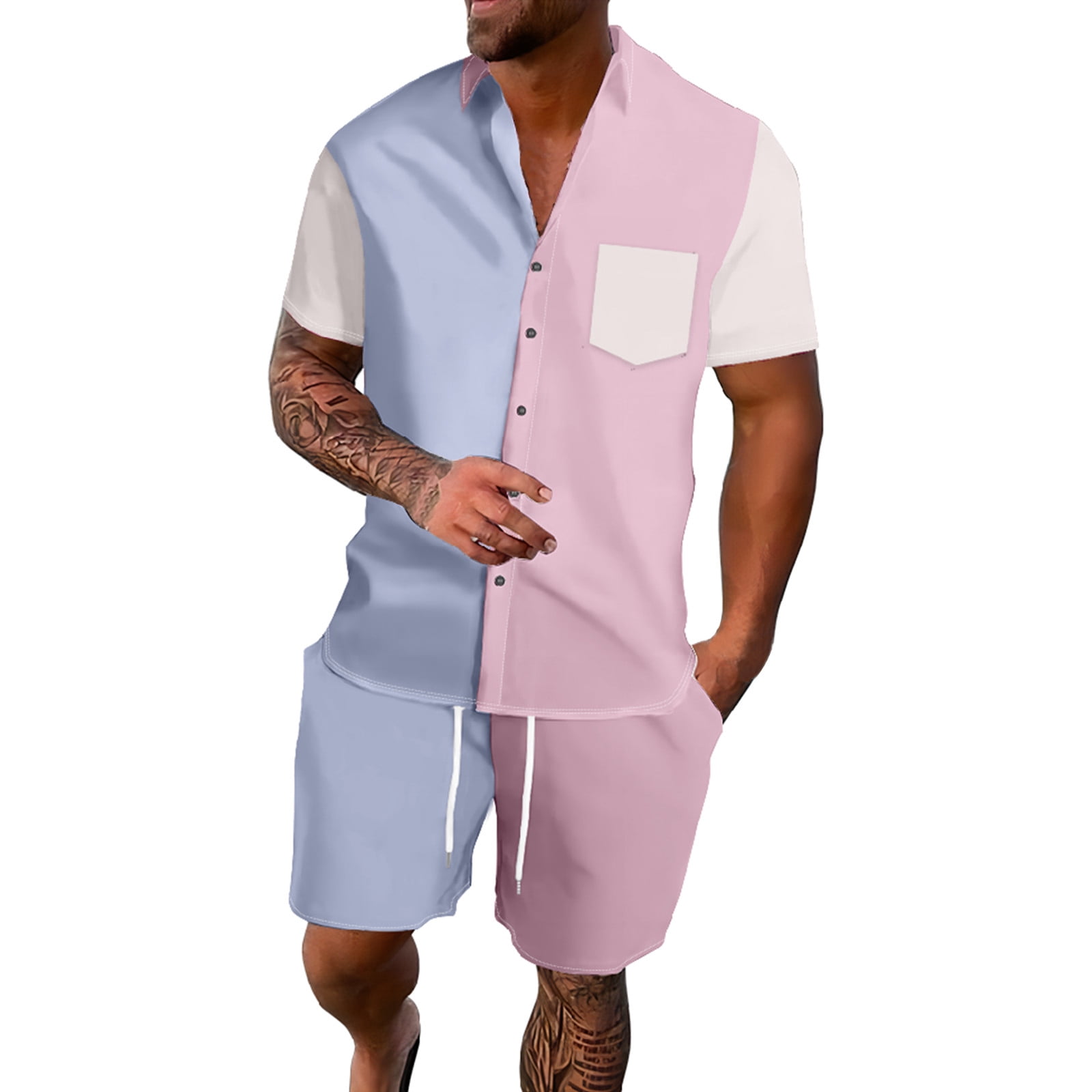 Polo top pink sweatsuit