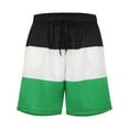 thumbnail image 1 of Wyongtao Men's Quick Dry Swim Trunks Swimsuits Color-Blocking Mesh Liner Beach Bathing Suits Swimming Board Shorts,Green XXL, 1 of 6