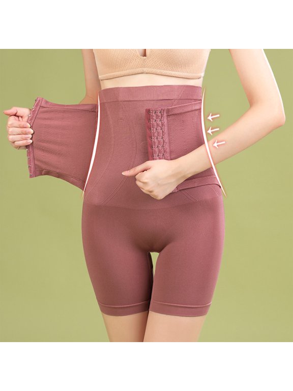 Tummy Control Panties for Women Shapewear Butt Lifter Short High Waist Trainer Corset Slimming Body Shaper Underwear,Watermelon Red XXL