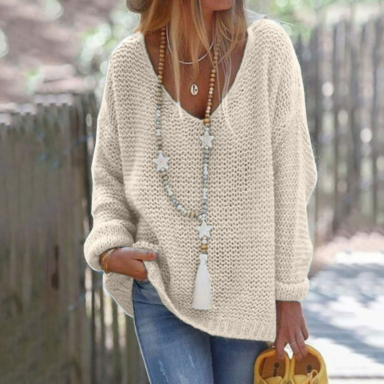 Wyongtao Women's Pullover Sweaters Long Balloon Sleeve Wyongtao Women's Pullover Sweaters Long Balloon Sleeve
