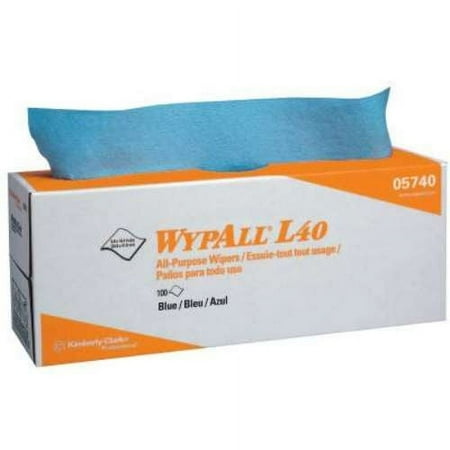 WypAll* 40 Towel, Pop-Up Box, Blue
