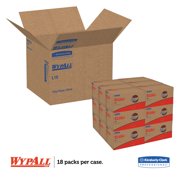 WypAll L10 SANI-PREP Dairy Towels, POP-UP Box, 1-Ply, 10.25 x 10.5, White, 110/Pack, 18 Packs/Carton