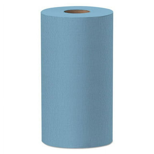 WypAll X60 Cloths, Small Roll, 9.8 x 13.4, Blue, 130/Roll, 12 Rolls/Carton -KCC35411