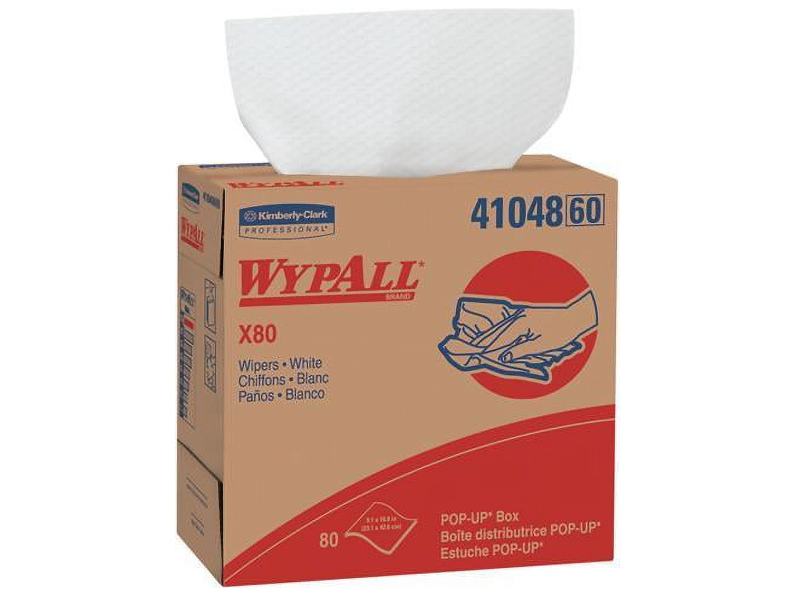 8.34 in. x 16.8 in. POP-UP Box HYDROKNIT X80 Cloths - White (5-Boxes/Carton)
