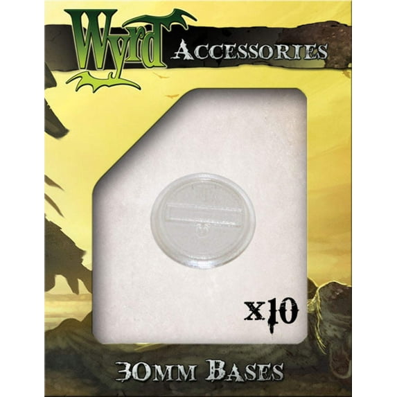 Wyrd Miniatures Clear 30mm Translucent Bases (10 pack)