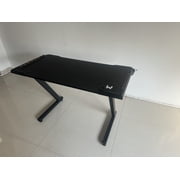Wyrdforging Modern Wooden Office Desk, Executive Writing Table, Computer Desk for Home, Black