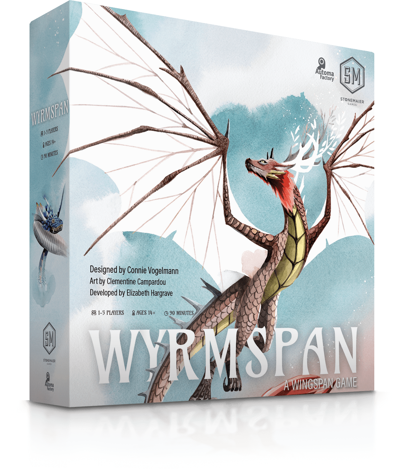 Wyrmspan - A Wingspan Game by Connie Vogelmann - A Strategy Board Game from Stonemaier Games