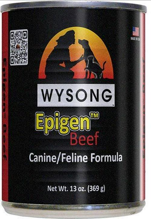 Wysong Epigen Beef Formula Canned Dog and Cat Food 12.9oz, case of 12