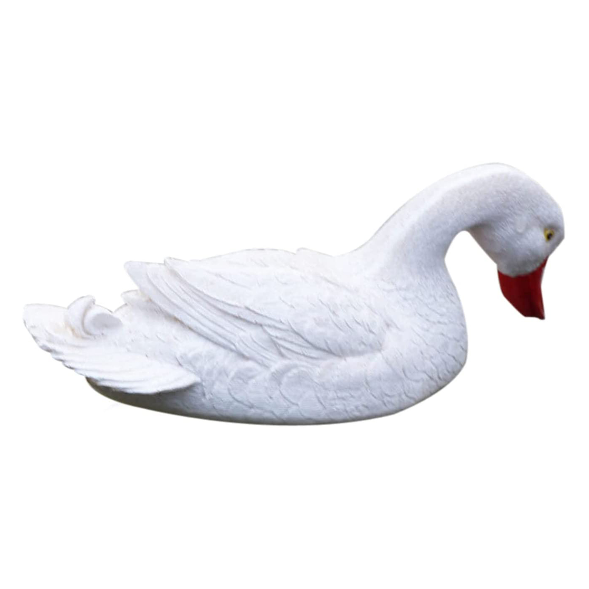 Wytyjxccyy Swan Decoys for Geese, Swan Decoy Pond Bird Deterrent
