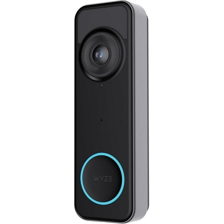 Wyze Battery Video Doorbell with 1536x1536 HD, Wireless/Wired Security Camera, Color Night Vision and Two-Way Audio