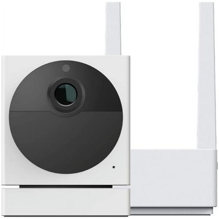 Wyze Cam Outdoor Starter Bundle (Includes Base Station and one Camera) 1080p HD Indoor/Outdoor Wire-Free Smart Home Security Camera with Night Vision, 2-Way Audio