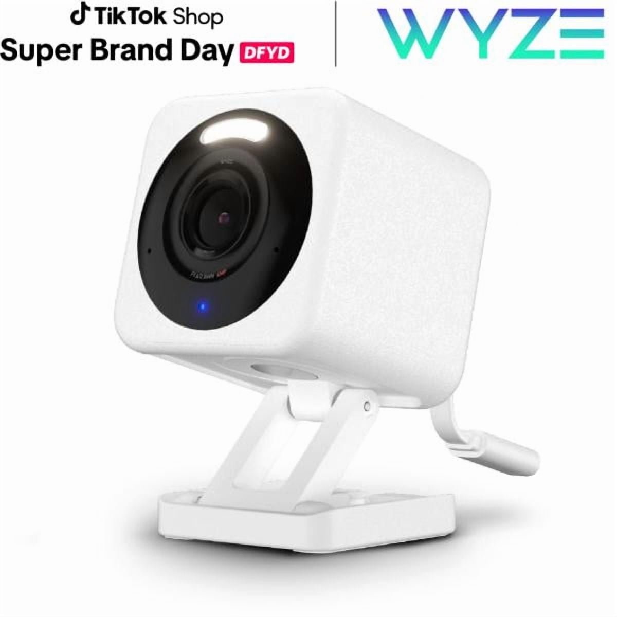 Wyze Cam v4 — Wired 2K HD Smart Home Camera, Indoor/Outdoor Use