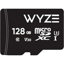 Wyze Expandable Storage 128GB MicroSDXC Card Class 10, Black