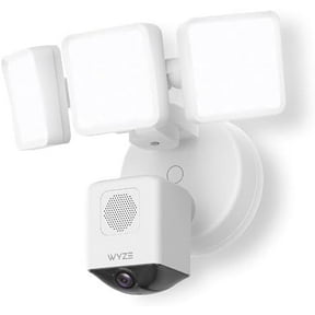 Wyze - Floodlight Camera Pro, 3000 Lumen LEDs, 180 Wide View, 2k HD Outdoor Wi-Fi Floodlight Home Security Camera - White