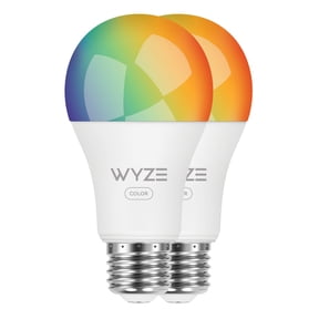Wyze LED 1100 Lumens (75W Equivalent) Color Smart Home Bulb, 2 Pack