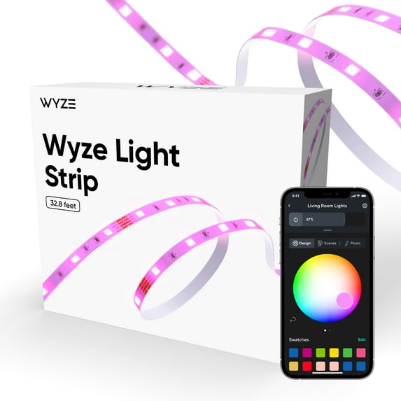 Wyze LED Light Strip - 16.4 Feet, Colors and Scenes Control
