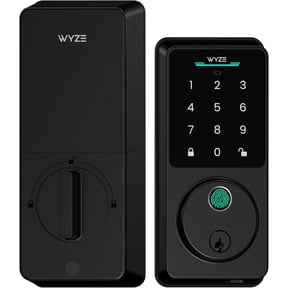 Wyze Lock Bolt v2, Smart Wi-Fi Deadbolt with Fingerprint Scanner, Keyless Entry, Keypad with 50 Passcodes, Built-in Wi-Fi 6, Auto-Lock, 8-Month Battery