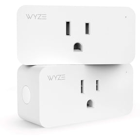 Wyze Smart Home Smart Plug, Wifi Enabled, Two-Pack, White