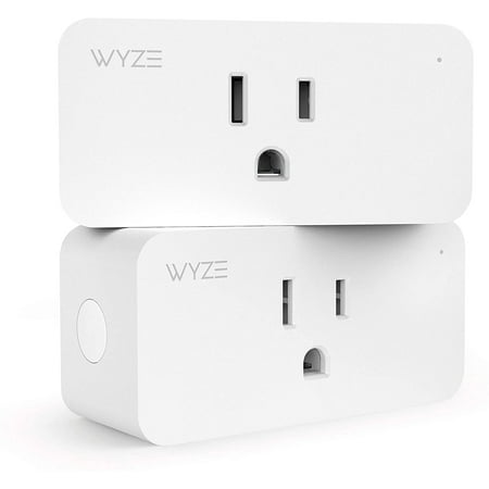 Wyze Smart Home Smart Plug, Wifi Enabled, Two-Pack, White