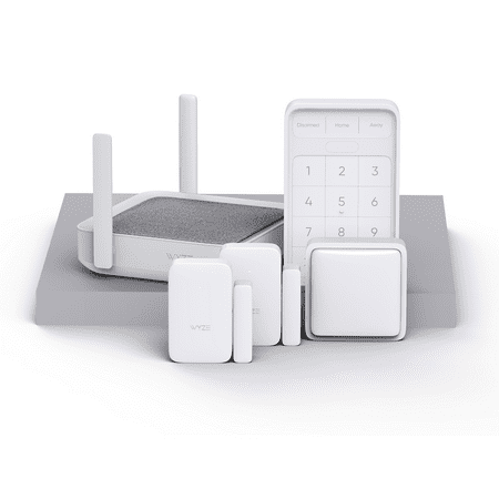 Wyze WSHMS-6M Home Security System Core Kit with Hub, Keypad, Motion Entry Sensor Professional