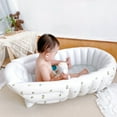 Wyzesi Vinyl Couch Cover Portable Baby Inflatable Swimming Pool Bathroom Bath Foldable Baby Bath