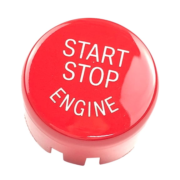 Wzmzjy 0.98'' Engine Start Stop Button Cover Trim For F/G Chassis Series Red