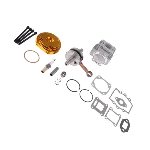 Wzmzjy 1 Set Pistons Cylinder Shaft Large Diameter 44 Mm Parts Motorcycle Accessories