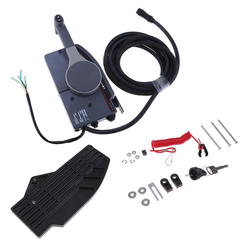 Control Box Ten Pin Wzmzjy 1 Set of Outboard Remote Control Box, 16ft Outboard Control Box ...
