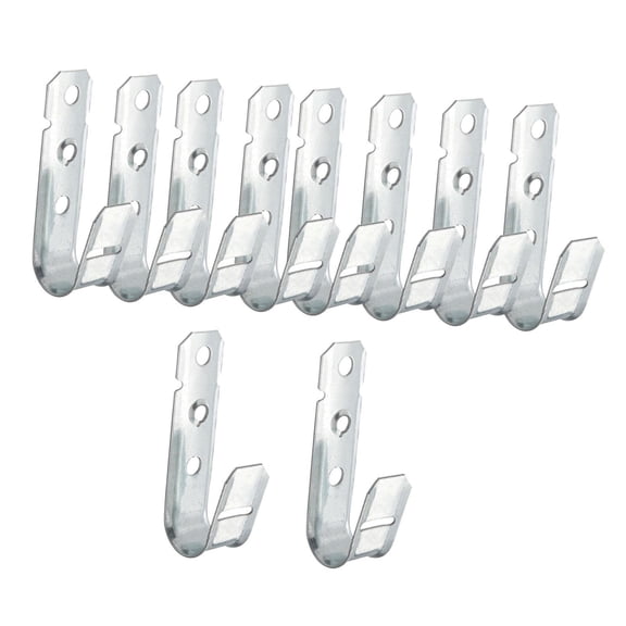 Wzmzjy 10 Pieces Cable Support J Hooks Wire Management Cable Hangers Garage Hooks for Data Center Residential Wall Construction Home 1.905cm width