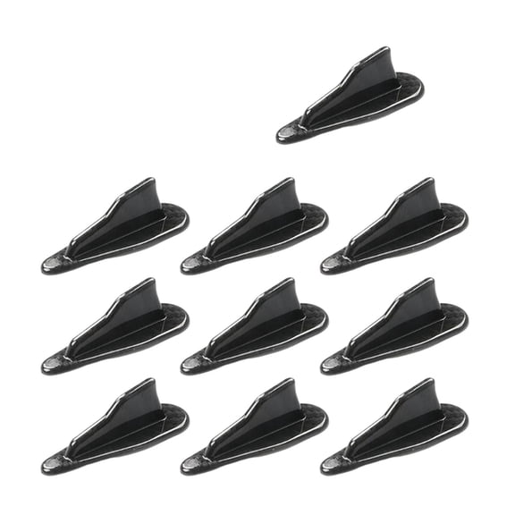 Wzmzjy 10 Pieces Fin Diffuser Easy Installation Car Truck SUV Roof Decoration Carbon Fiber