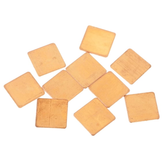Wzmzjy 10 Pieces NEW GPU Graphic Heatsink Thermal Conduction Pad Cooling Copper Pad