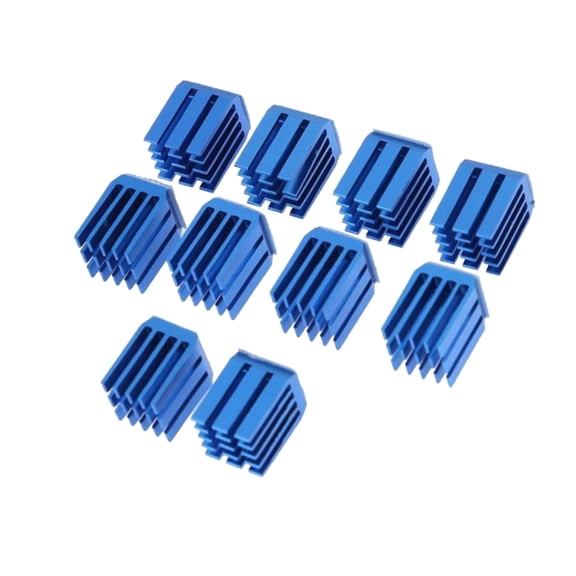Wzmzjy 10pcs Stepper Motor Driver Heat Sinks Cooling Block Heatsink for TMC2100/8825